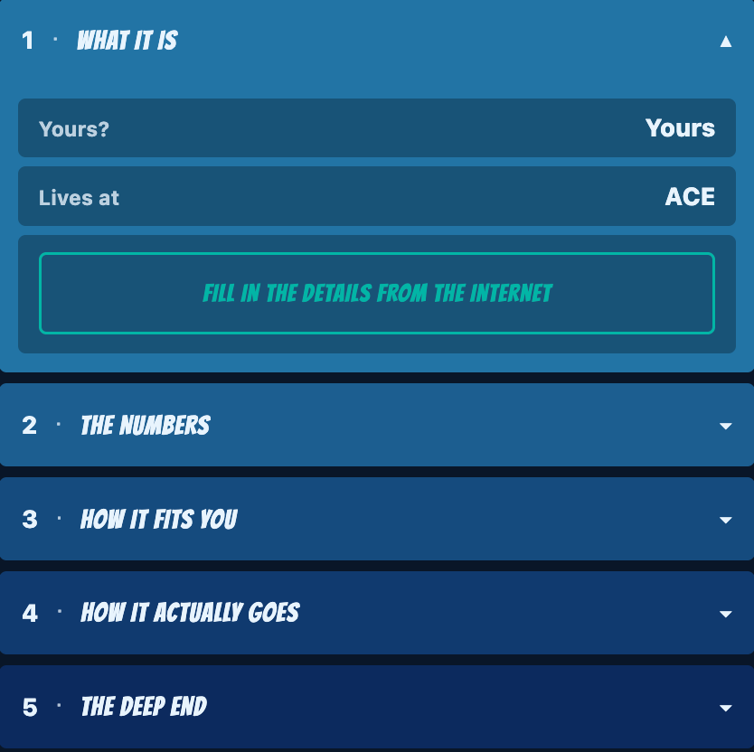 A board in OceanLog: what it is, the numbers, how it fits you, how it actually goes, the deep end